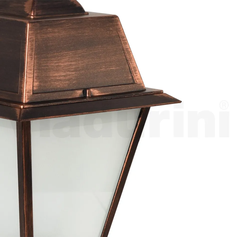 Llambë dyshemeje vintage në natyrë në alumin Prodhuar në Itali - Doroty Viadurini