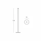 Slide Flux llambë dyshemeje e hollë në metakrilat prodhuar në Itali Viadurini