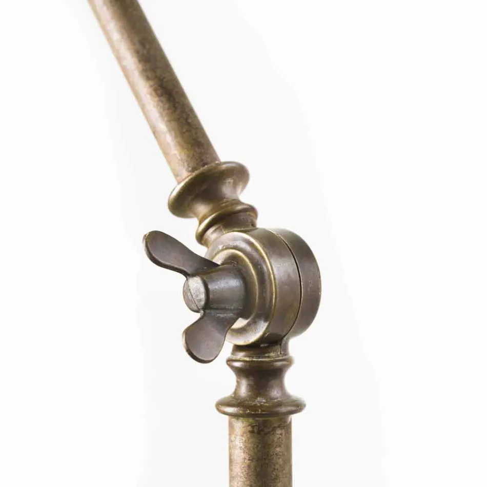 Llamba e rregullueshme në stilin industrial tokësor Reporter Il Fanale Viadurini