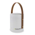 Llambë portative me dizajn të jashtëm me LED shumëngjyrëshe, altoparlant Bluetooth dhe telekomandë (IP44) Viadurini