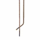 Grilli Snake bërë në Itali llambë dizajni lëkure dhe metali Viadurini