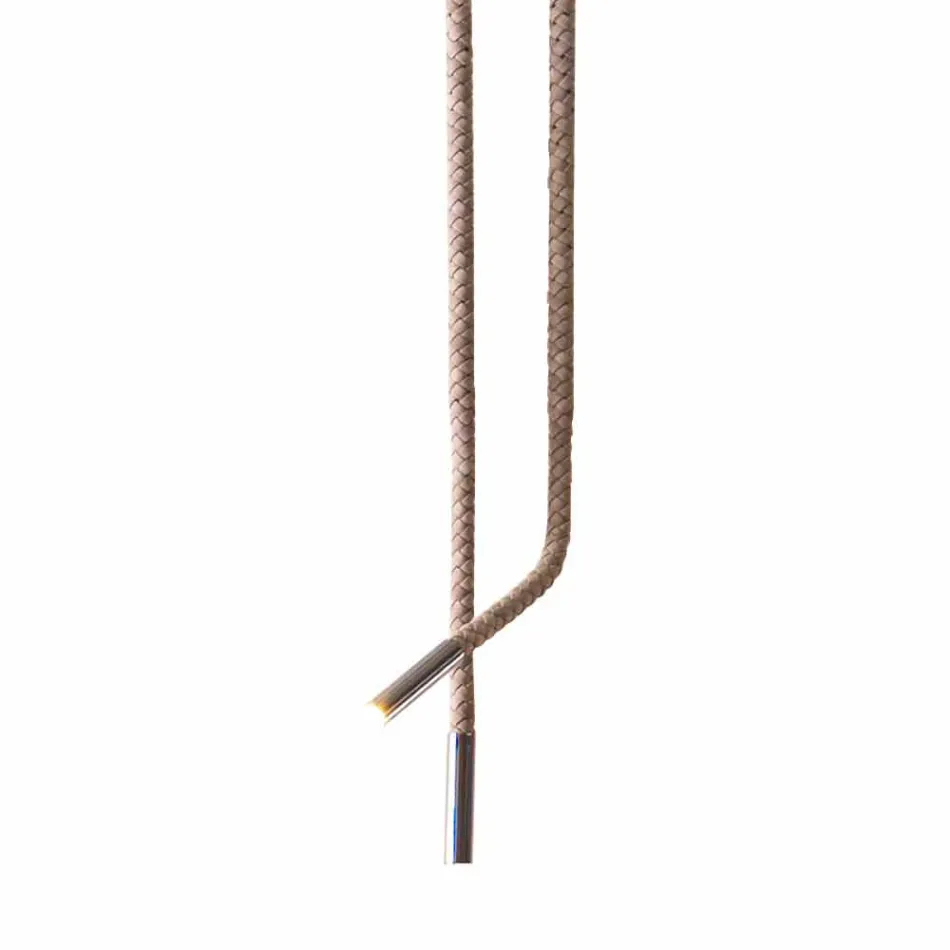 Grilli Snake bërë në Itali llambë dizajni lëkure dhe metali Viadurini