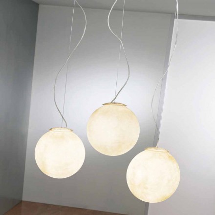 In-es.artdesign Tre Lune llambë me suspension në nebulit Viadurini