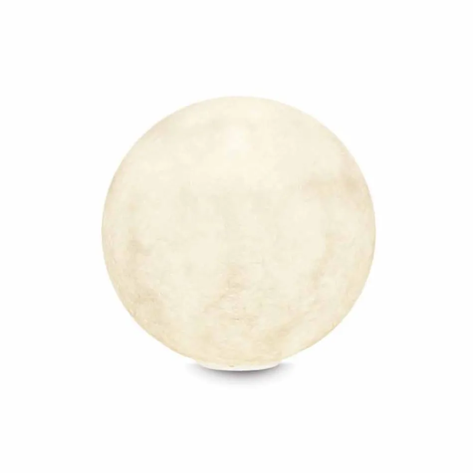 Llambë tavoline me dizajn In-es.artdesign T.moon në ngjyrë të bardhë nebulite Viadurini