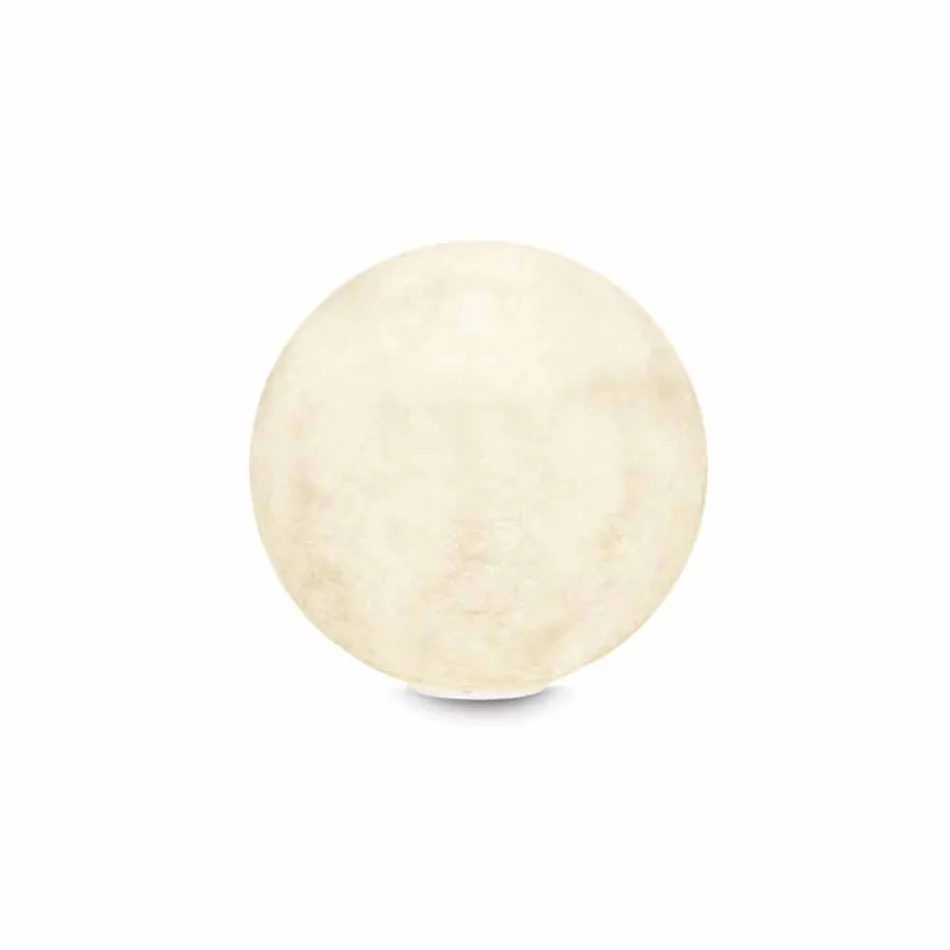 Llambë tavoline me dizajn In-es.artdesign T.moon në ngjyrë të bardhë nebulite Viadurini