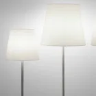 Projektimi i llambës së dyshemesë Ali Baba Steel Slide metal prodhuar në Itali Viadurini