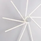 Llambë qelqi dhe metali dizajni e prodhuar në Itali për dekor elegant - Idra Viadurini