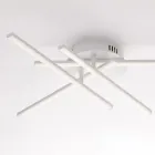 Llambë Elegante prej Qelqi dhe Metali e Prodhuar në Itali për Interiere të Rafinuara - Idra Viadurini