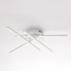 Llambë Elegante prej Qelqi dhe Metali e Prodhuar në Itali për Interiere të Rafinuara - Idra Viadurini