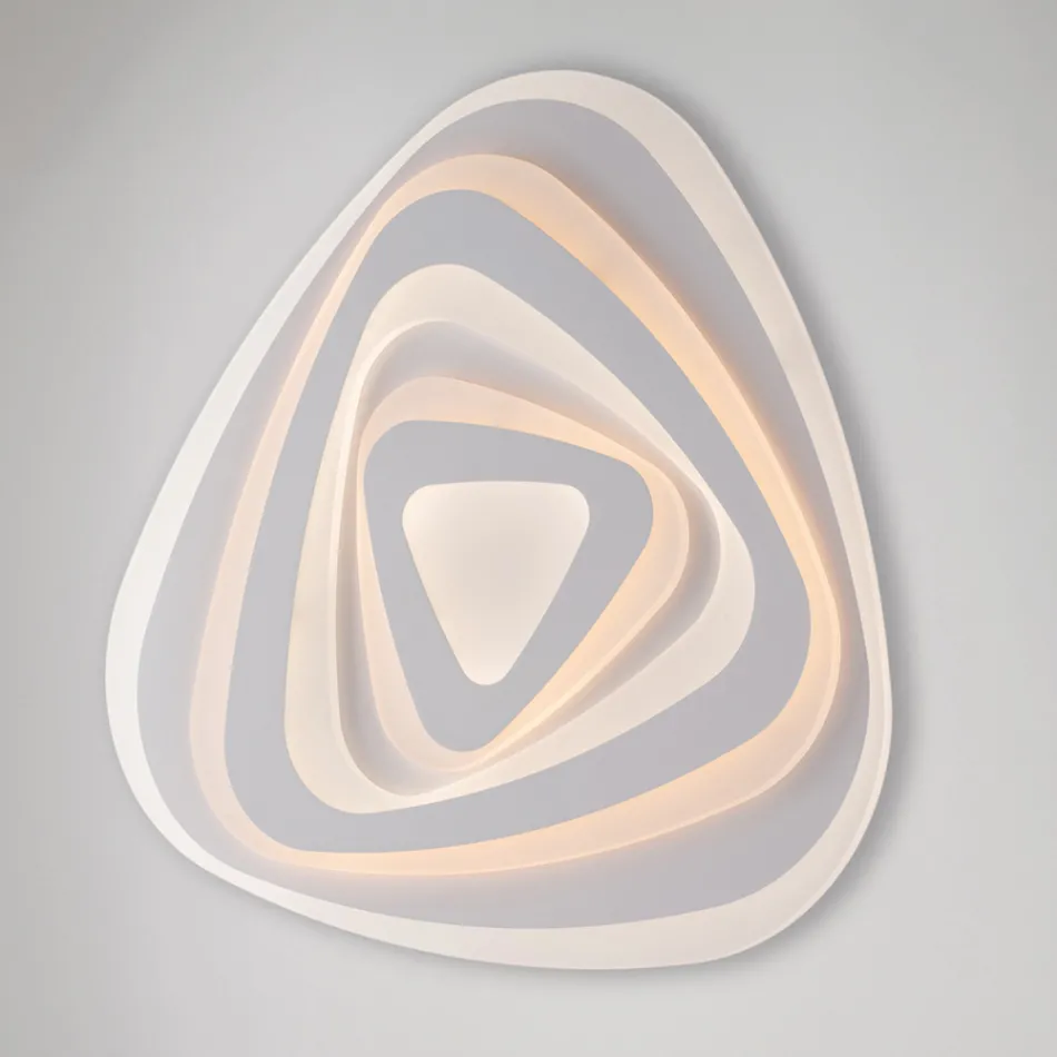 Llambë Elegante prej Qelqi dhe Metali e Prodhuar në Itali për Interiere të Rafinuara - Rigel Viadurini