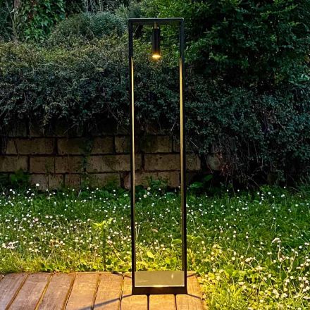 Llambë LED për dyshemenë e kopshtit prej hekuri dhe alumini Prodhuar në Itali - Torretta Viadurini