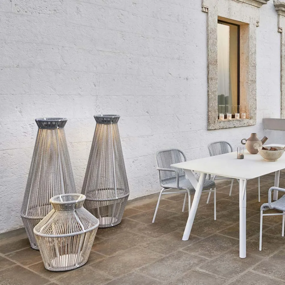 Llambë kopshti në alumin dhe fibër Prodhuar në Itali - Kriket nga Varaschin Viadurini