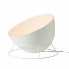 In-es. Design llambë dyshemeje me ngjyra çeliku dhe nebuliti H2o F Viadurini