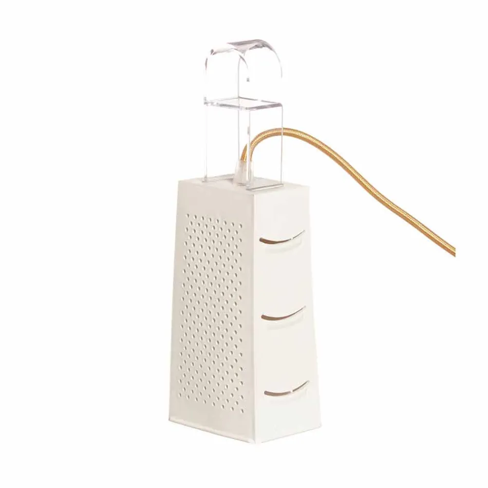 Llamba moderne e tavolinës In-es.artdesign Cacio & Pepe në laprene Viadurini