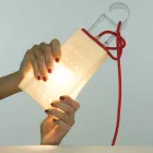 Llamba moderne e tavolinës In-es.artdesign Cacio & Pepe në laprene Viadurini