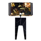 Llambë tavoline dizajni modern në dru të ngurtë Grilli Zarafa bëri Italinë Viadurini