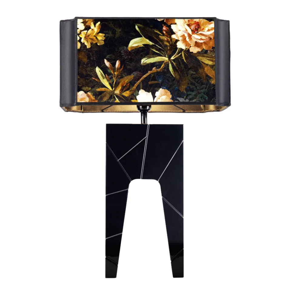 Llambë tavoline dizajni modern në dru të ngurtë Grilli Zarafa bëri Italinë Viadurini