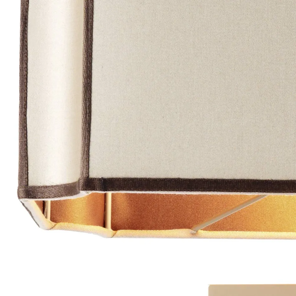 Llambë tavoline dizajni modern në dru të ngurtë Grilli Zarafa bëri Italinë Viadurini