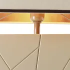 Llambë tavoline dizajni modern në dru të ngurtë Grilli Zarafa bëri Italinë Viadurini