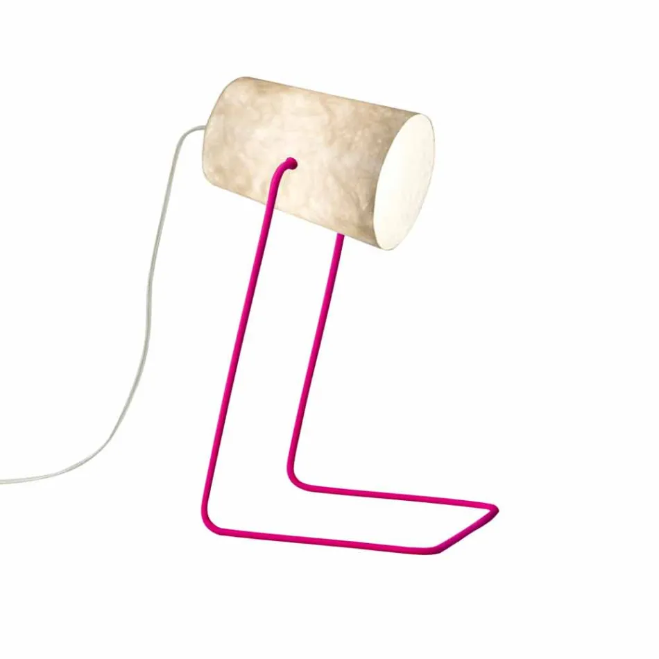 Llambë tavoline In-es.artdesign Paint T Nebula në nebulit modern Viadurini