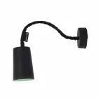 Llambë muri me rrëshirë In-es.artdesign Ngjyrosni një dërrasë të zezë moderne Viadurini