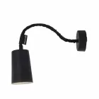 Llambë muri me rrëshirë In-es.artdesign Ngjyrosni një dërrasë të zezë moderne Viadurini