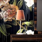 Pëlhurë e projektimit Grilli Snake dhe llambë tryeze lëkure e bërë në Itali Viadurini