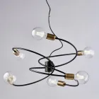 Llambë qelqi dhe metali e prodhuar në Itali për hapësira të rafinuara – Venere Viadurini