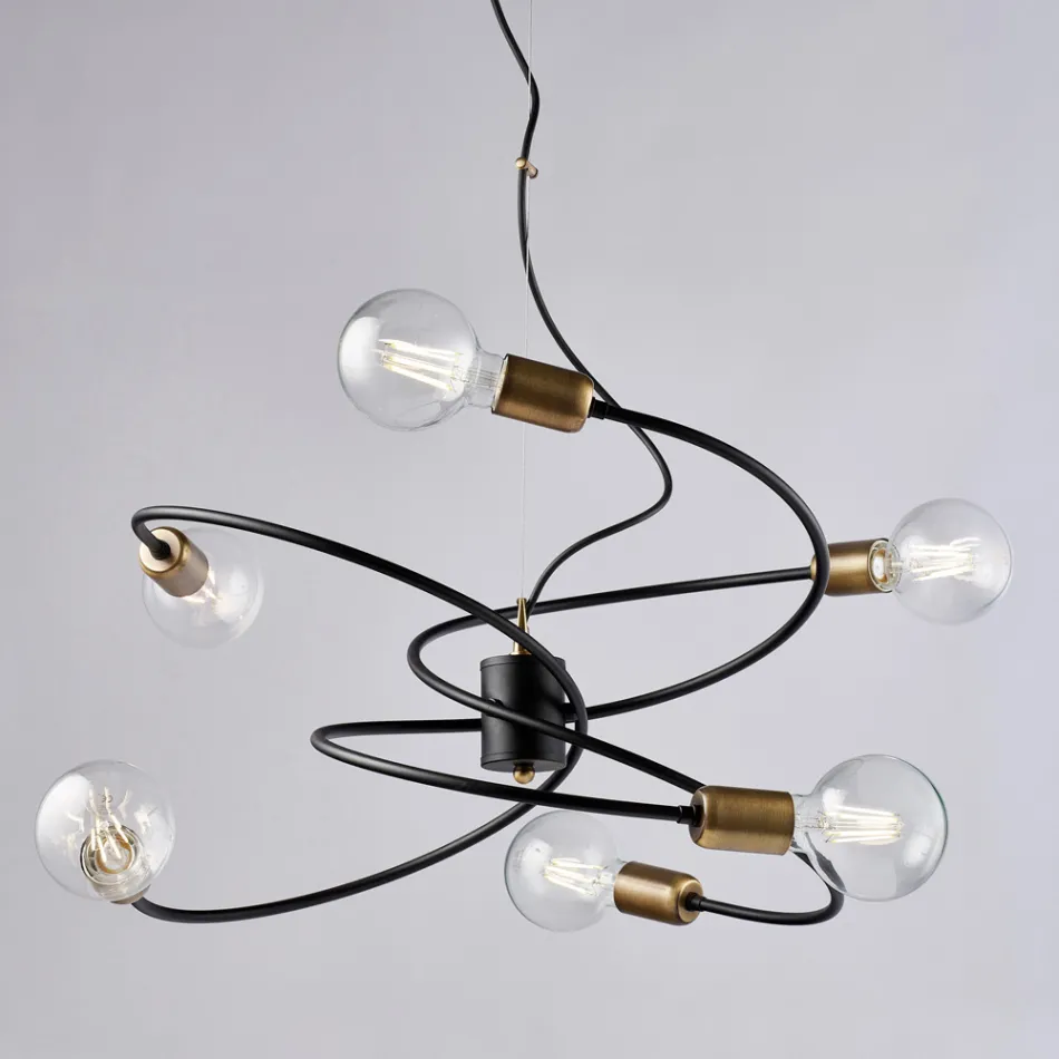 Llambë qelqi dhe metali e prodhuar në Itali për hapësira të rafinuara – Venere Viadurini