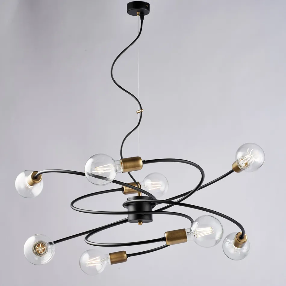 Llambë qelqi dhe metali e prodhuar në Itali për hapësira të rafinuara – Venere Viadurini