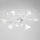 Llambë qelqi dhe metali e prodhuar në Itali për mobilje elegante – Sirio Viadurini