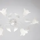 Llambë qelqi dhe metali e prodhuar në Itali për mobilje elegante – Sirio Viadurini