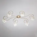 Llambë qelqi dhe metali e prodhuar në Itali për ambiente të brendshme të rafinuara – Cometa Viadurini