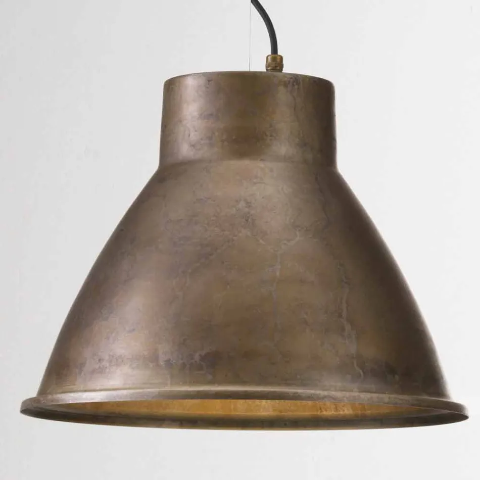 Llambë industriale në pezullimin e hekurit Loft Media Il Fanale Viadurini