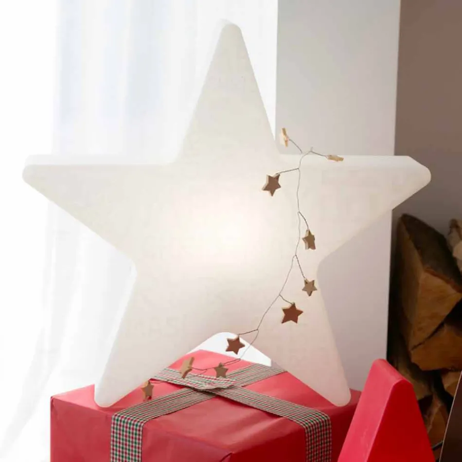 Llambë e Bardhë, e Kuqe ose e Gjelbër me Llambë të Brendshme ose të Jashtme, Diellore ose E27 - Natalestar Viadurini