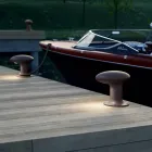 Dizajni Led Led Garden llambë në Gize gri ose kafe - Bitta nga Il Fanale Viadurini