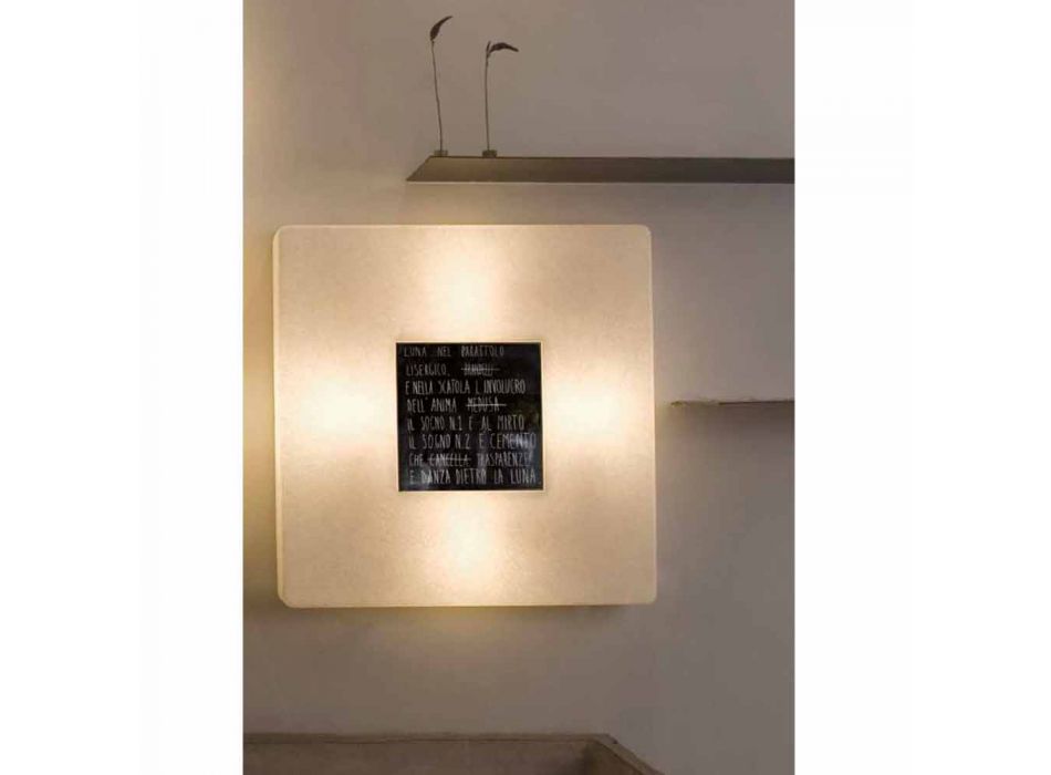 In-es.artdesign Fragments 3 llambë muri moderne me dizajn nebulit Viadurini