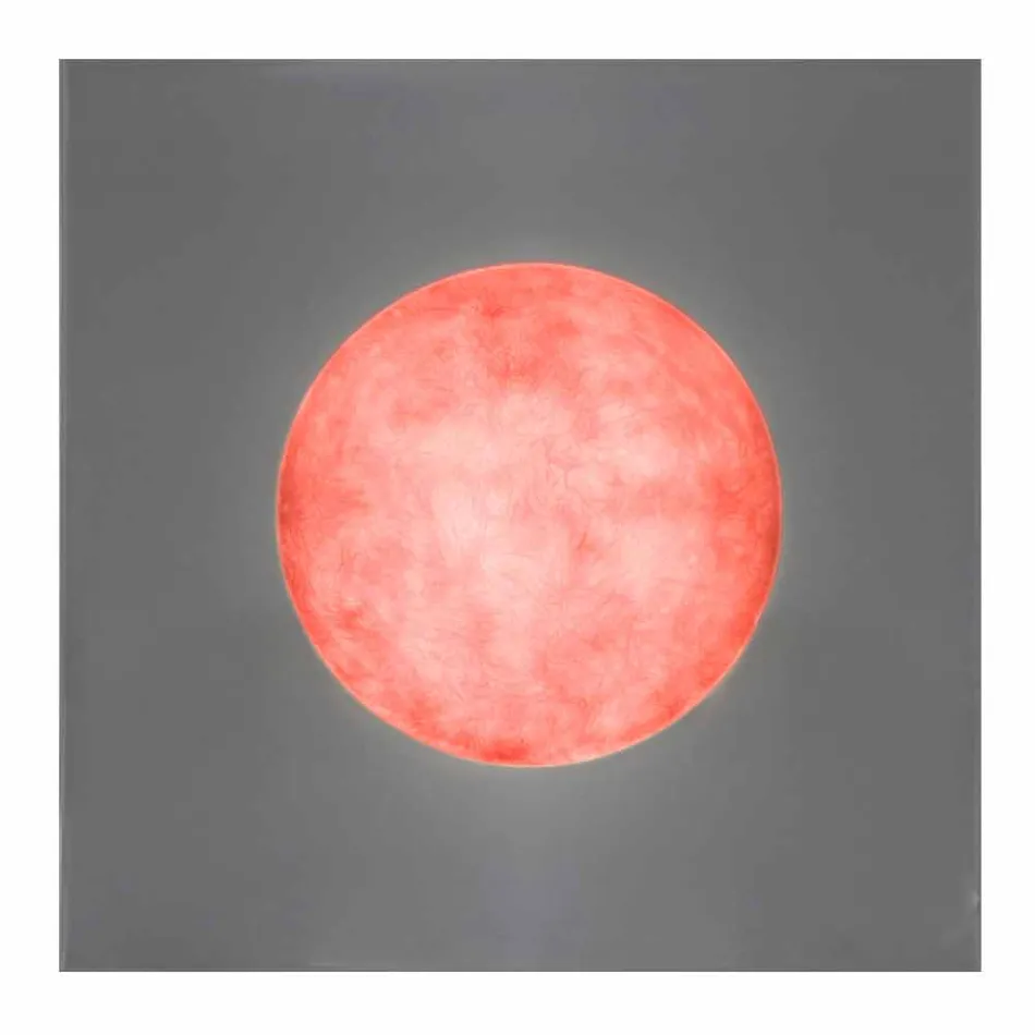 Llambë muri moderne In-es.artdesign Makinë larëse në nebulit Viadurini