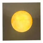 Llambë muri moderne In-es.artdesign Makinë larëse në nebulit Viadurini