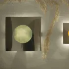 Llambë muri moderne In-es.artdesign Makinë larëse në nebulit Viadurini