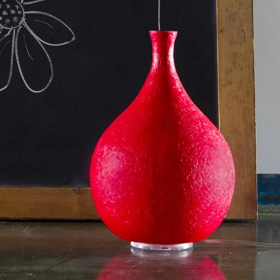 In-es.artdesign Luce Liquida2 llambë tavoline moderne në nebulit Viadurini