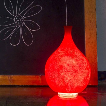 In-es.artdesign Luce Liquida2 llambë tavoline moderne në nebulit Viadurini