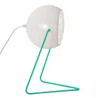 Llamba moderne e tavolinës In-es.artdesign Trama T1 pambuku e punuar me dorë Viadurini