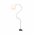 Nebulit i llambës moderne të dyshemesë së bardhë In-es.artesign Luna H210cm Viadurini