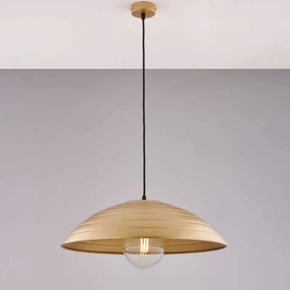 Llambë Moderne prej Xhami dhe Metali e Prodhuar në Itali Ideale për Çdo Dhomë - Cygnus Viadurini