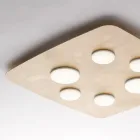 Një llambë moderne prej qelqi dhe metali për dekorim elegant të brendshëm – Kepler Viadurini