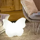 Llambë për ambiente të jashtme ose të brendshme, White Butterfly Design Modern - Farfallastar Viadurini