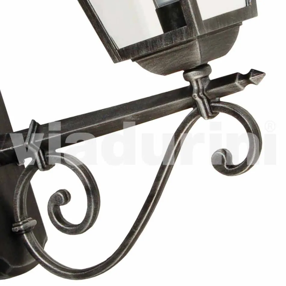 Llambë muri në natyrë në alumin, e bërë në Itali, Aquilina Viadurini