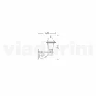 Llambë muri në natyrë në alumin, e bërë në Itali, Aquilina Viadurini