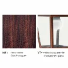 Llambë muri në natyrë në alumin, e bërë në Itali, Aquilina Viadurini